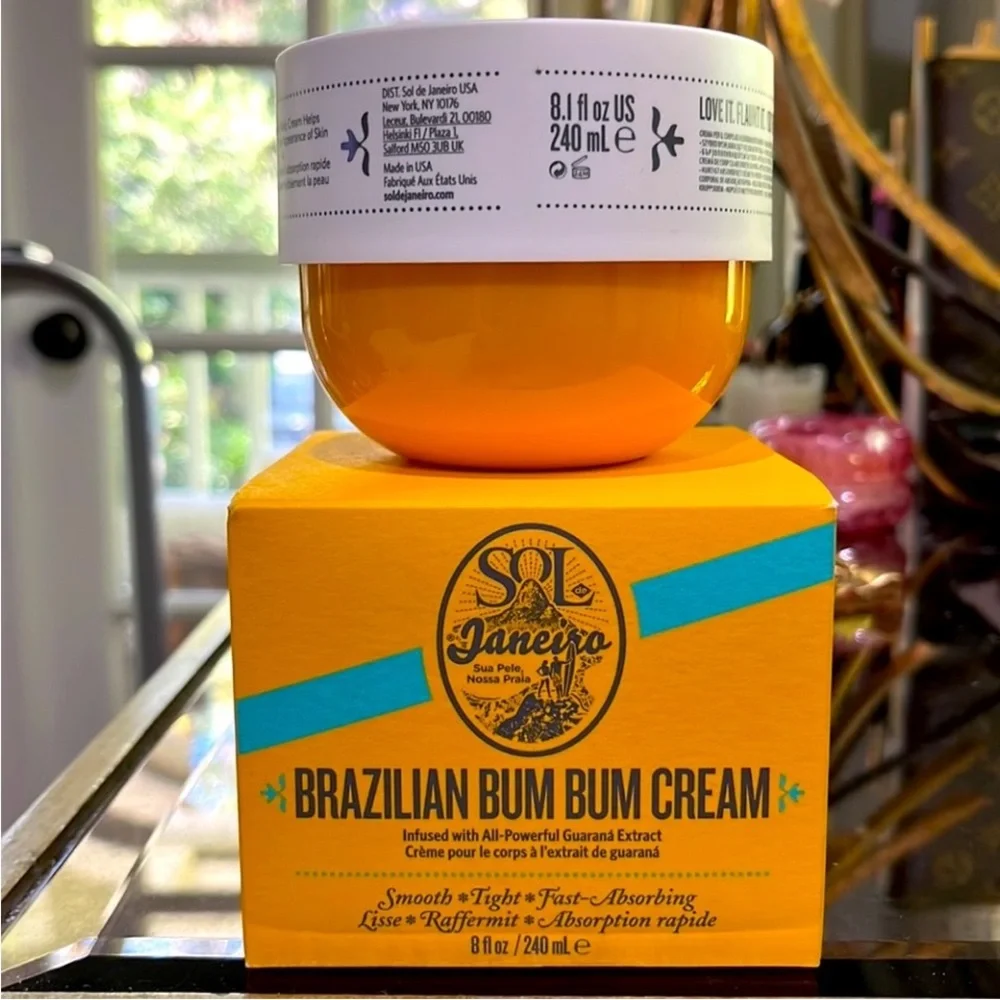 SOL DE JANEIRO BRAZILIAN BUM BUM CREAM Full Size 8 Oz. SEALED NEW IN BOX!